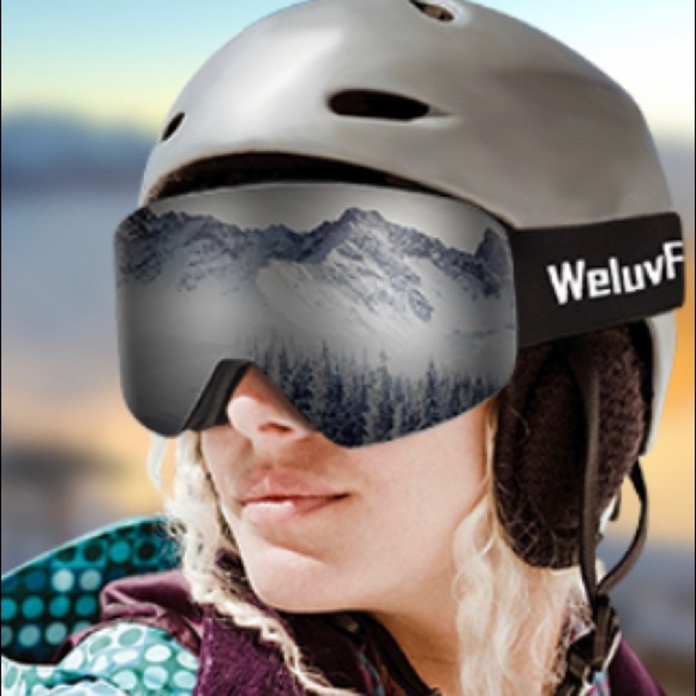 COPY - NWT SKI/SNOWBOARDING googles with double layer detachable lenses,WOMEN/M…